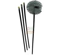 Vigor Blinky 40840-20 Kit Spazzacamino con 6 Canne da 140 cm, Diametro 20 cm