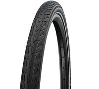Copertoncino rigido Schwalbe Road Cruiser 26x1.75 GreenCompound K-Guard TwinSkin riflettente nero