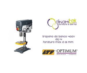 3191040 TRAPANO DA BANCO MODELLO DQ 14 FORATURA MAX d 13 mm 400V OPTIMUM