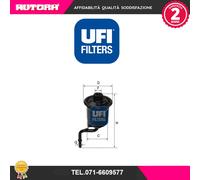 3191400 Filtro carburante (MARCA-UFI FILTER).