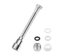 31cm Prolunga Rubinetto Cucina 360° Prolunga Rubinetto Lavello Girevole con Accessori 2 Modalità Doccetta Flessibile Rompigetto Rubinetto Cucina Acciaio Inossidabile Doccetta per Lavandino Cucina