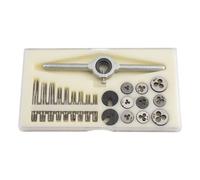 31Pcs M1-M2.5 HSS Metrico Rubinetto E Die Set Filettatura Spine Maschi