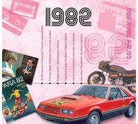 31st Anniversary Gift Idea - 1981 Chart Hits CD and 1981 Anniversary Card