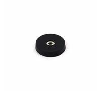 31x4mm Spesso Rivestiti IN Gomma N42 Neodimio " 2 Pole " Pentola Magnete (10pcs)