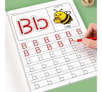 32 26pz Lettere Maiuscole e Minuscole Inglese A-Z, di Scrittura per , Libro di Esercizi per la , Colorare per Bambini, Libro di Esercizi per a Scrivere, Aiuto per l'Apprendimento del Controllo
