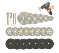 32/31 Pezzi Mini Lama For Sega Circolare Disco Da Taglio In Metallo Utensili Rotanti Compatibili Con Accessori Dremel Disco For Intaglio Del Legno Mola Abrasiva(32pcs)