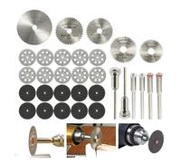 32/31 Pezzi Mini Lama For Sega Circolare Disco Da Taglio In Metallo Utensili Rotanti Compatibili Con Accessori Dremel Disco For Intaglio Del Legno Mola Abrasiva(46pcs)