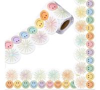 32 8 Piedi Sorridente Viso Frontiera Adesivo Da Parete Per Lavagna Con La Lavagna Decorazione Bulletin Board Pannello Pannello Pannello di Confine
