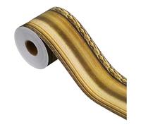 32.8ftx76mm Cornice Dorata Bordo Adesivo Bacheca Bordo Trim per Bacheca Lavagna Decorazione Classroom Carta Strappabile Bollettino Boarder Rotolo