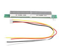 32 Bit Music Level Indicator Lamp | DIY Electronic Production Kit for Audio Visualization | Fun Strip Level Display with Maximum Hold | 12V, ABS + PCB