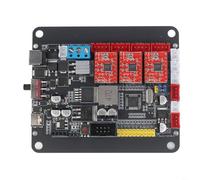 32 bit per scheda controller GRBL per macchina per incisione router CNC | Driver motore passo-passo a Y doppio con chip A4988 | Supporto finecorsa XYZ e controllo mandrino