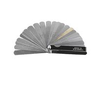 32 Blade Guitar Liutaio Spessimetro Set Argento Acciaio inossidabile Tune Up Gap Spessore Strumento di misurazione chitarra multifunzionale