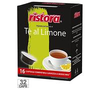 32 Capsule Cialde Ristora Compatibili Lavazza a Modo Mio Te The Limone