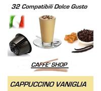 Capsule Compatibili Nescafè Dolce Gusto®, 32 Capsule Miscela "Cappuccino alla Vaniglia" Linea espresso