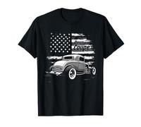 32 Deuce Coupe Hot Rod Classic Bandiera Americana Patriottica Maglietta
