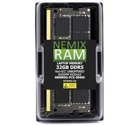 32 GB 1 x 32 GB DDR5 4800 MHZ PC5-38400 1,1 V CL40 262-PIN Non-ECC SODIMM NEMIX RAM compatibile con sistemi di archiviazione NAS UGREEN NASync DXP4800 Plus DXP480T Plus DXP6800 Pro DXP8800 Plus
