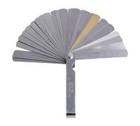 32 Imp/Mertic + Spessimetro Ottone Tune Up Set Nuovo Metro a Nastro Finder Righello Scala Misuratore Tester Rullo Geometra Locator Angolo Goniometro Scriber Base Stand Holder Bevel Altezza