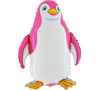 32-Inch pinguino rosa a forma di palloncino foil (CS10)
