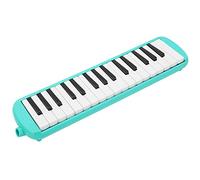 32 Key Professional Mund Pianos Melodica con un Bocchino Corto, Tastiera per Pianoforte Air Facile da Giocare per Appassionati di Musica, Materiale ABS (GREEN)