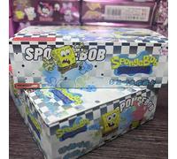 32 pacchi/160 pezzi di carte di SpongeBob SquarePants, scatola di carte di SpongeBob SquarePants, carte collezionabili popolari di Patrick Star e Squidward's Store, belle da vedere, regali sorpresa 32