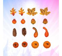 32 Pcs Autunno Decorazioni Foglia D'acero Artificiale Decorazione Di Foglie