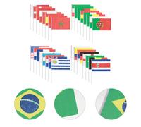 32 PCS Bandiere Portatili Per Le Celebrazioni Tenute Mano Banner Campagna