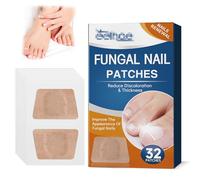 32 pcs Cerotti per Unghie, Toenail Correction Patch, Toppa per la correzione delle unghie dei piedi, Rafforzare Le Unghie, Riparare Unghie Danneggiate e Migliorare l'aspetto Delle Unghie Scolorite