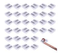 32 PCS Temperamatite Doppio Metallo Temperino Temperino per Matite Trucco Temperamatite al Magnesio Manuale Temperamatite in Metallo con 2 Fori per Scuole, Uffici, Progetti Artistici