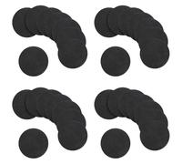 32 Pezzi 15 cm Cartoncino Tondo nel Carta Nera Mandala per Dipingere 7946