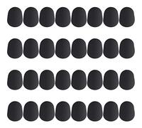 32 Pezzi Boccaglio Cuscino 0.8 mm Bocchino Cerotti per Sassofono Contralto e Tenore e Clarinetto, Nero