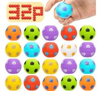 32 pezzi bomboniere for feste di calcio for bambini 4-8 8-12, fidget spinner, giocattoli con pallone da calcio, sacchetti regalo for feste di compleanno(B-32)