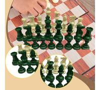32 Pezzi Degli Scacchi, Gioco Di Strategia, Statuetta Del Re, Per Viaggi,