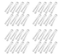 32 Pezzi di Plastica per Servire Buffet Pinze Servire Utensili Pinze per A1667