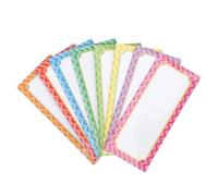 32 Pezzi Etichette Magnetiche per Scrivere e Riscrivere e Ufficio | Magnete e Pet, Colori Vivaci, per Lavagne Metalliche, Riutilizzo Rapido in Casa