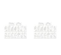 32 Pezzi Foglie Stencil Foglio Riutilizzabile Pittura Stencil Foglio Stenci2875
