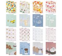 32 Pezzi Mini Quaderno, Block Notes Tascabile,Tascabile Piccolo Blocchetti per Scuola,Fare una Lista, Promemoria Quotidiani 7 x 10.5 cm