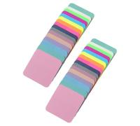 32 Pezzi Note Adesive Indice Semitrasparenti Quadrate PET | Segnapagina Rimovibili, Mantengono Testo Visibile, Organizzazione Ordinata, Stile Minimalista