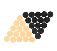 32 Pezzi Pedine Rotonde per Dama e Scacchi in Plastica, Accessori | Ricambio per Tavolo da Gioco, Formato Portatile, Robuste e Facili da Trasportare