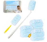 32 Pezzi per Swiffer Panni Catturapolvere Ricambi Kit 3D 360° per Swiffer Duster