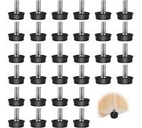 32 Pezzi Piedini Regolabili M8, Livellamento Gambe Tavolo Piedini per Mobili Reg
