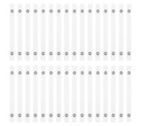 32 pezzi portasciugamani senza cuciture, ganci per asciuga piatti, ganci per strofinacci senza cuciture, 12 x 150 mm, per sciugamani, coperte, asciugamani da bagno, strofinacci