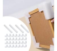 32 pezzi Protezioni angolari in schiuma per cornici per foto Imbottitura a