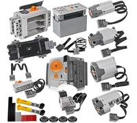 32 pezzi set kit funzionalità potenza compatibile con la principale marca m/L/XL/servo treno-motore set tecnico-pezzi pezzi ir ricevitore velocità regolabile telecomando AA/AAA batteria box
