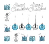 32 pezzi squisiti decorazioni per alberi di Natale set di ornamenti leggeri