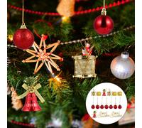 32 pezzi squisiti decorazioni per alberi di Natale set di ornamenti leggeri