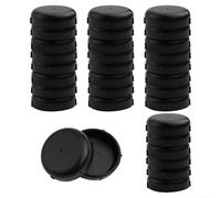 32 piedini per sedia da esterno per patio in ferro battuto, per mobili per ridurre al minimo il rumore e i danni al pavimento nel tempo (nero)