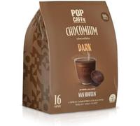 32 POP CAFFE CIOCCOLATA CHOCOMIUM DARK Capsule compatibili con Dolce Gusto - POP CAFFE E-GUSTO Cioccolata Chocomium Dark solubile compatibile con Macchine Nescafè Dolce Gusto - 2 Sacchetti da 16 *