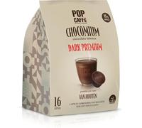 32 POP CAFFE CIOCCOLATA CHOCOMIUM DARK PREMIUM Capsule compatibili con Dolce Gusto - POP CAFFE E-GUSTO Cioccolata - 2 Sacchetti da 16 *