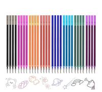 32 Refill per Penna Gel Cancellabile,Compatibili con Legami,Altezza 13 cm,Inchiostro Termosensibile, Punta 0,7 mm,Per la Scuola e la Vita di Tutti i Giorni