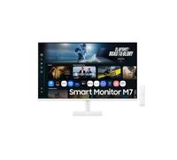 32 Samsung Smart Monitor M70F Bianco 3840x2160 VA 16:9 4ms 300cd/m² 3000:1 60Hz 2xHDMI USB-C 3xUSB HPs Supporto girevole e inclinabile - Nouvo